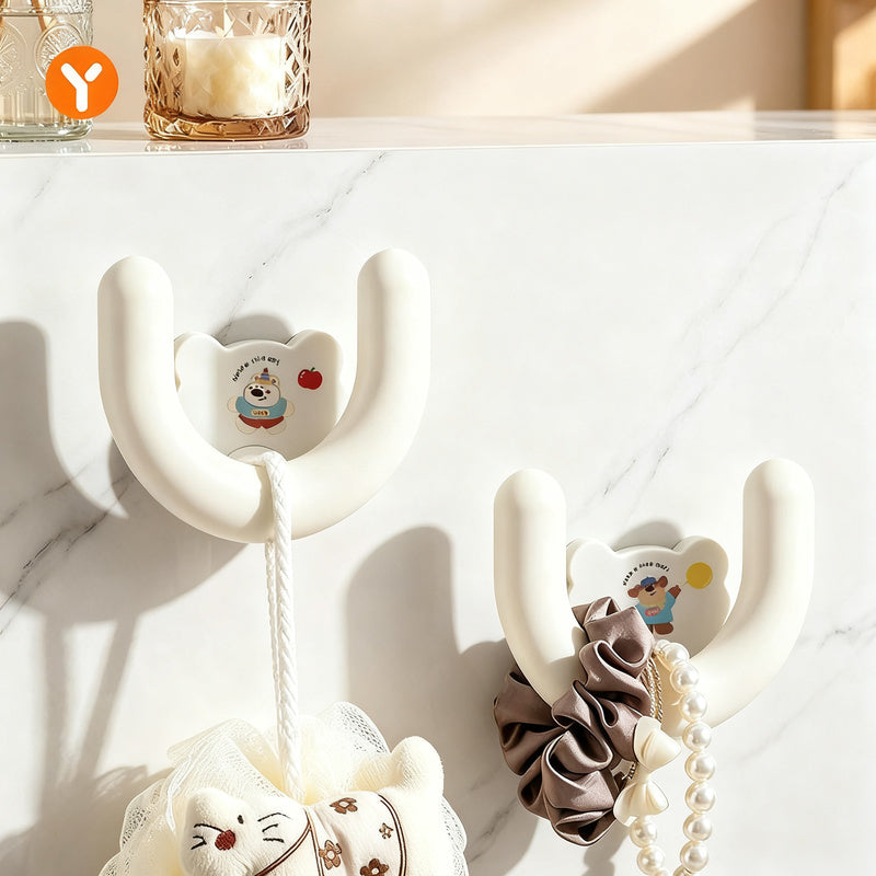 Bathroom slipper wall holder, self-adhesive — product view 3