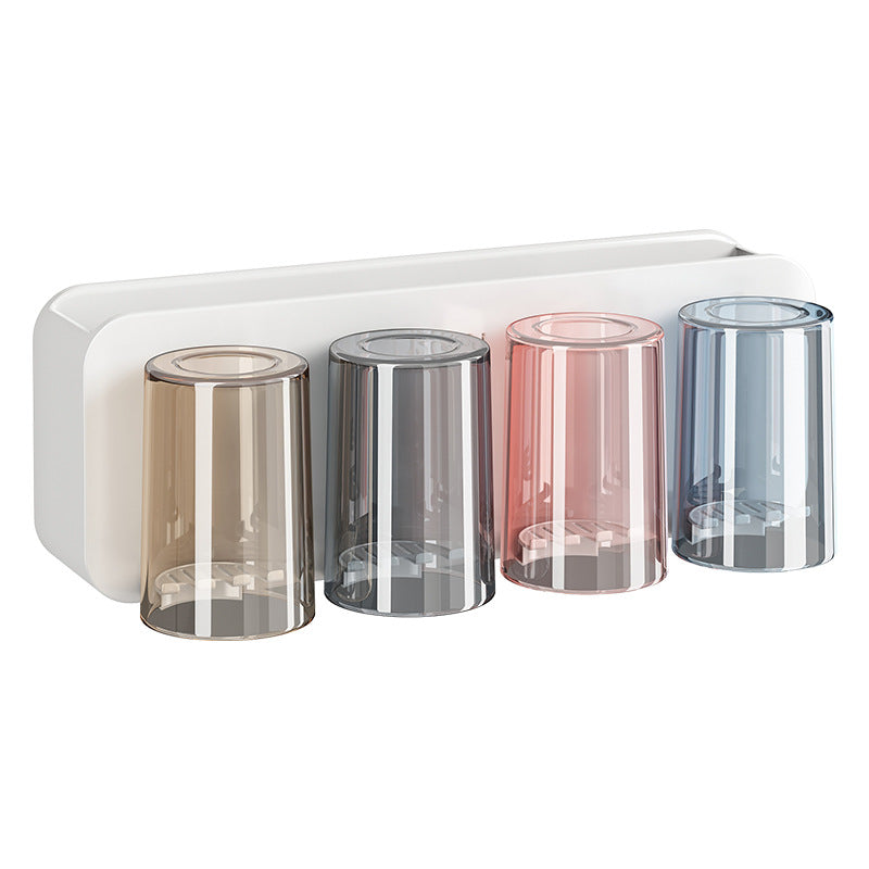 Toothbrush wall holder with toothpaste dispenser — product view 3