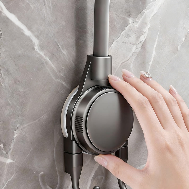 Shower head holder without drilling with suction cup — product view 2