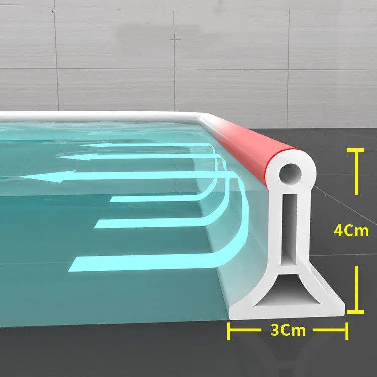 LoungeYard | FlexiSeal Shower Edge — No more wet floors and frustration in the bathroom, stay dry – completely stress-free installation! — product view 6