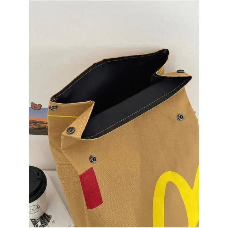 LoungeYard | Playful Arch Canvas Backpack — product view 5