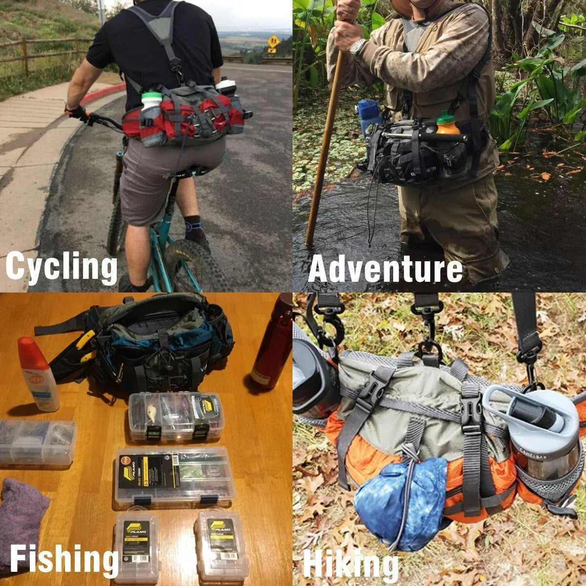 Ultralight multifunctional outdoor waist bag — product view 4