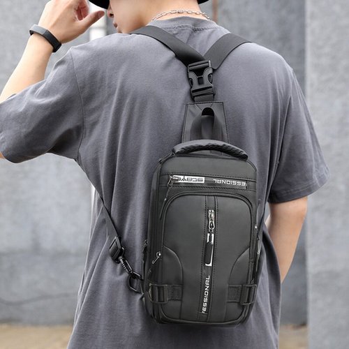 SecureNylon – Waterproof Anti-Theft Shoulder Bag LoungeYard — product view 2