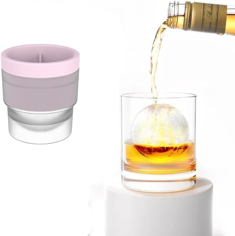 Silicone Stackable Circular Ice Hockey Ball Maker Mold | LoungeYard — product view 1