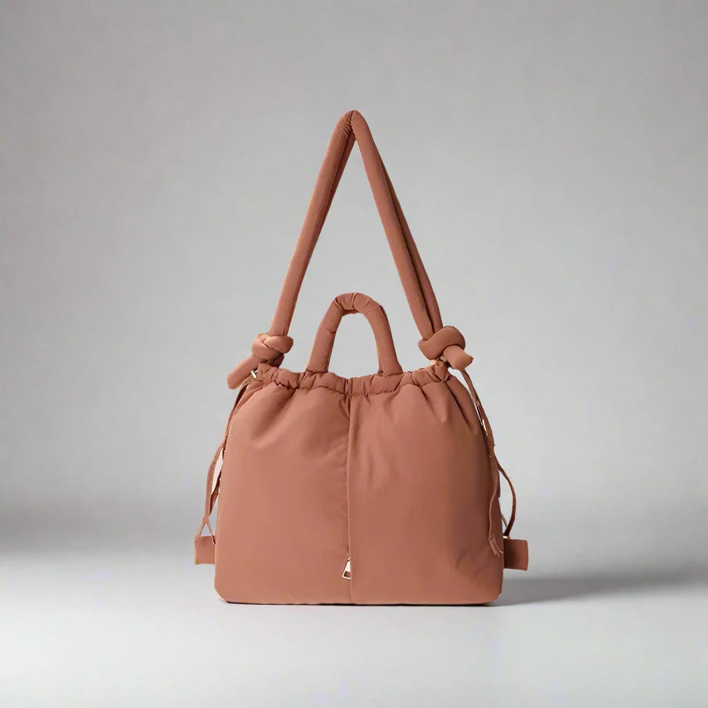 LoungeYard | Riva Puffer Handbag – Stylish Carry Bag with Shoulder Strap — product view 1