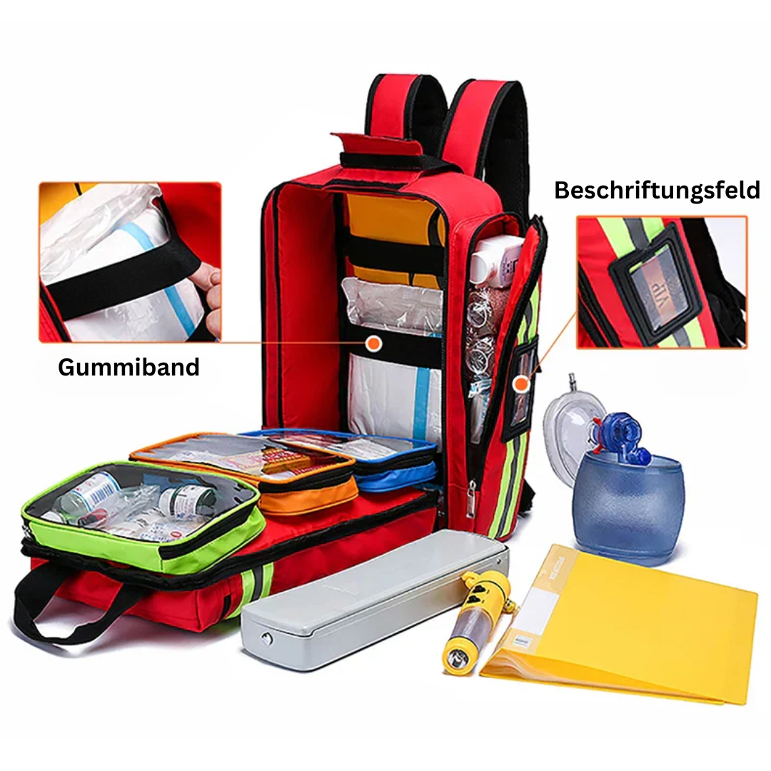 LoungeYard | Emergency Backpack SafePak Rescue+ | Waterproof & Reflective | For First Aid & Survival | 45×35×15 cm — product view 5