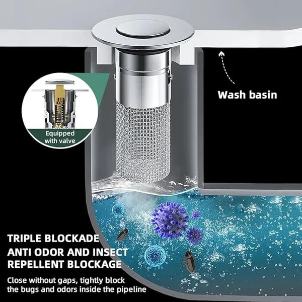 LoungeYard | Stainless Steel Floor Drain Filter — product view 1