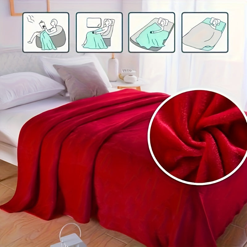 ComfortFlannel – Luxury, Breathable Polyester Blanket for Any Season LoungeYard — product view 2