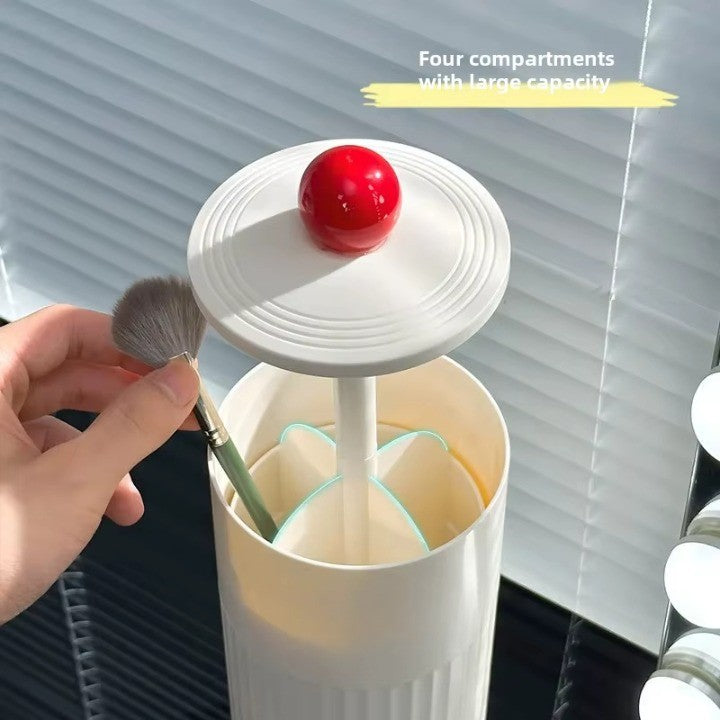 LoungeYard | Automatic Pop-Up Cylindrical Makeup Brush Organizer — product view 3