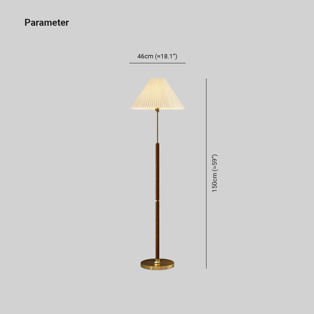 Ozawa Pleated Floor Lamp, 2 Colour — product view 7