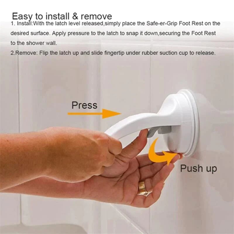 LoungeYard | Suction Cup Footrest – More safety when shaving in the shower — product view 6