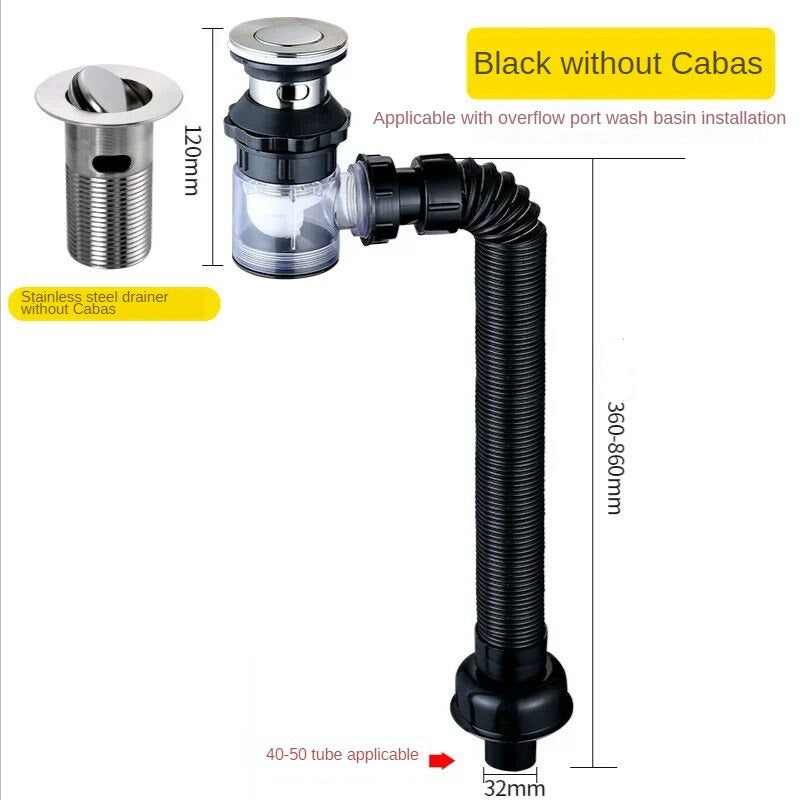 LoungeYard | Universal Easy Drain Foldable Pipe — product view 5