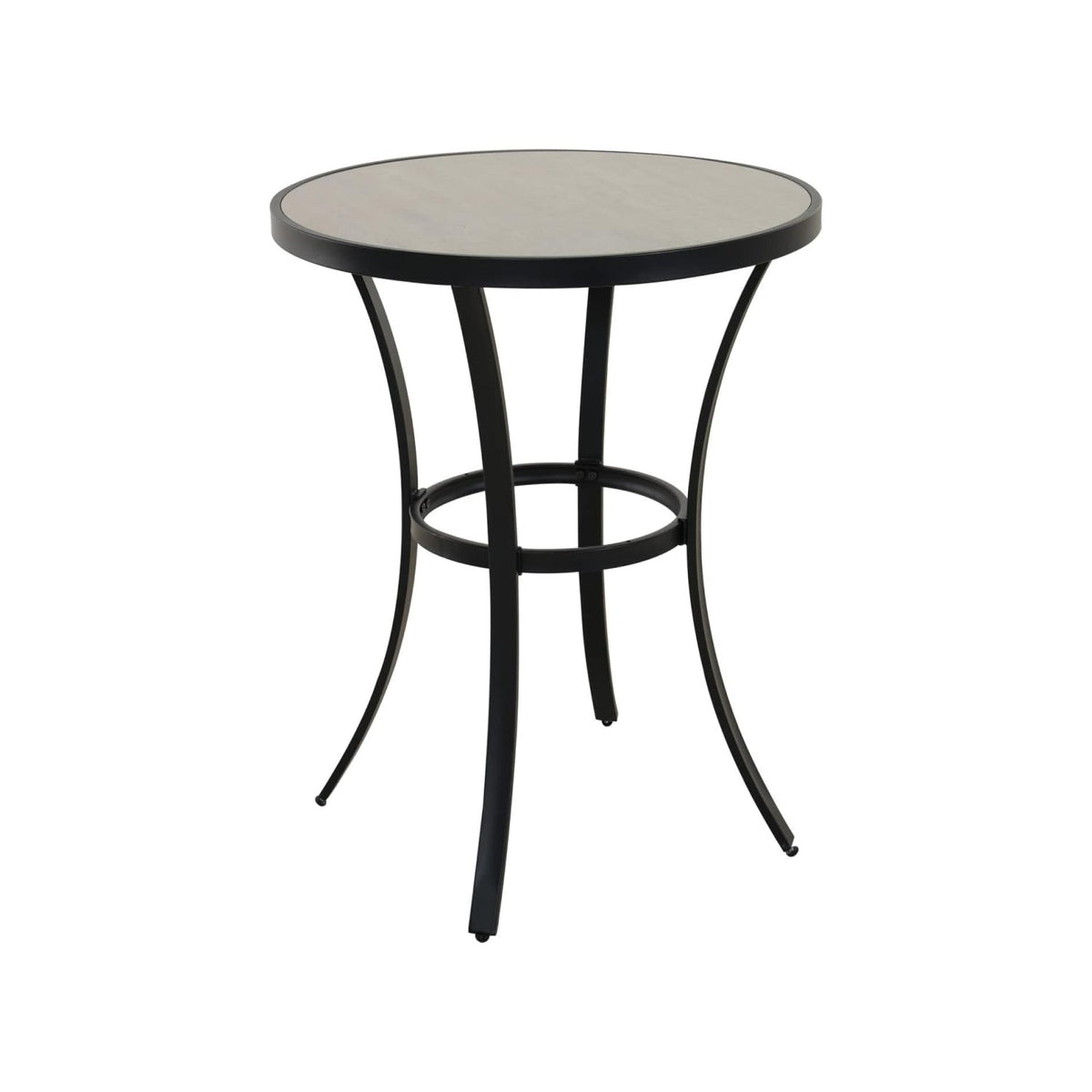 LOUNGE YARD Counter Height Bar Table, 35.5” Outdoor Weather-Resistant Round Dining Table — product view 1