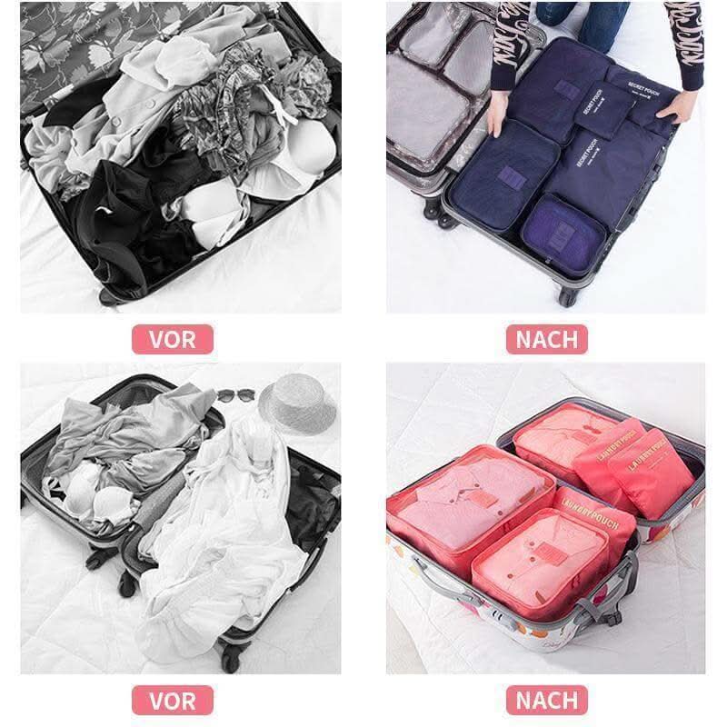 LoungeYard | 6-Piece Luggage Packing Cubes Travel Set — product view 6
