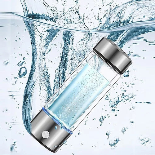 LoungeYard | H2 Water Hydrogen Bottle Stainless Electrolysis Ionizer — product view 1