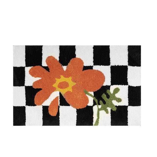 LoungeYard | Fluffy Chessboard Carpet — product view 5
