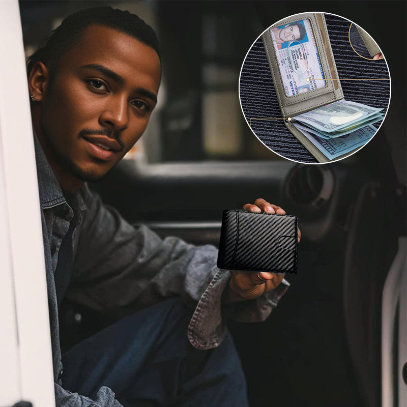 LoungeYard | Genuine Leather Theft Protection Card Holder — product view 2