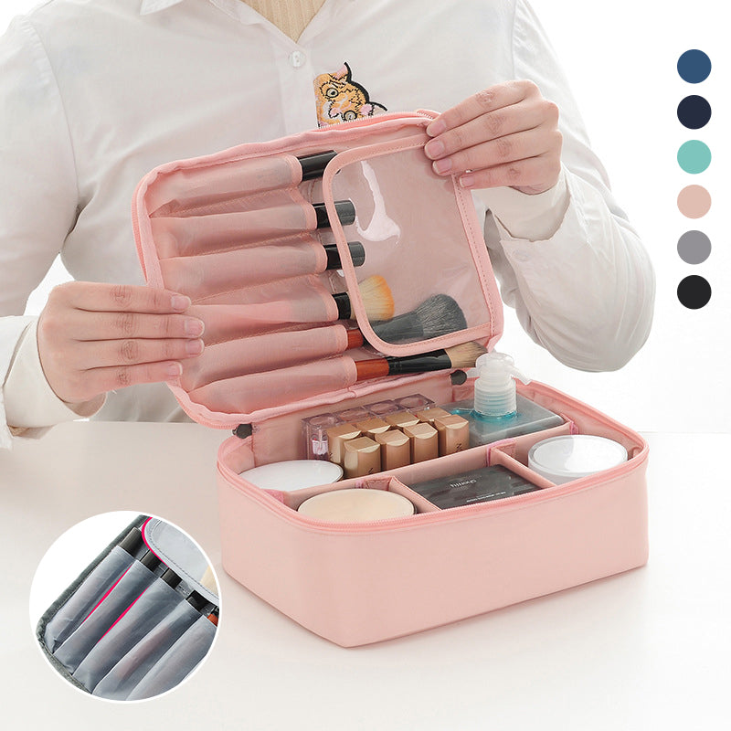 LoungeYard | Multifunctional Compartmentalized Square Bag Travel Storage Bag — product view 2