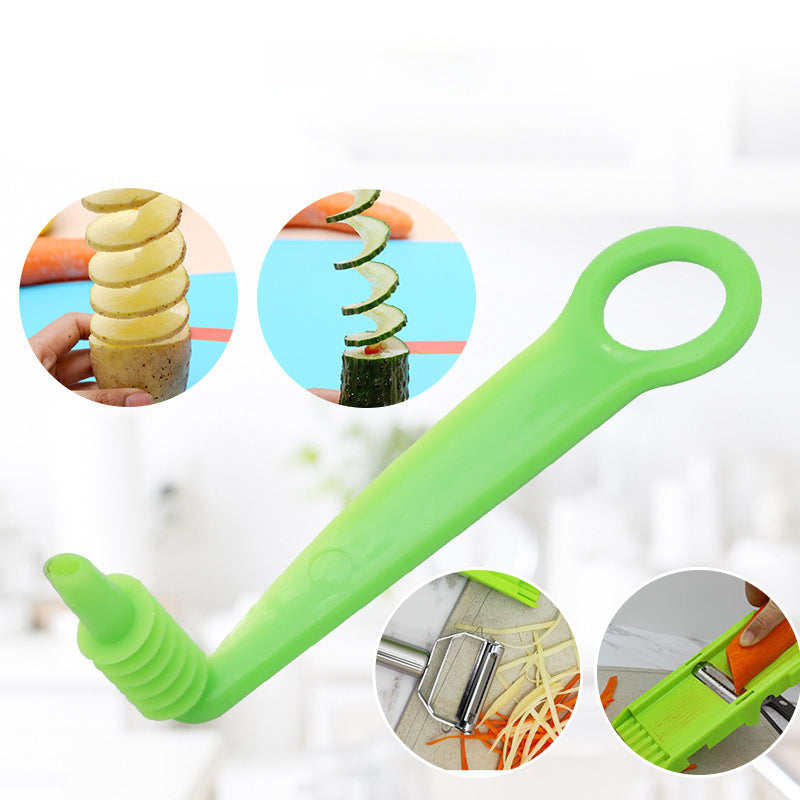 2-in-1 Vegetable Shredder & Slicer, Multi Double Knife Peeler | LoungeYard — product view 4