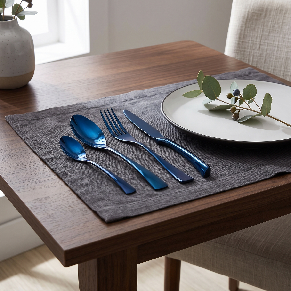 Greece Cutlery Set, Stainless Steel, 16 or 24-Piece — product view 5