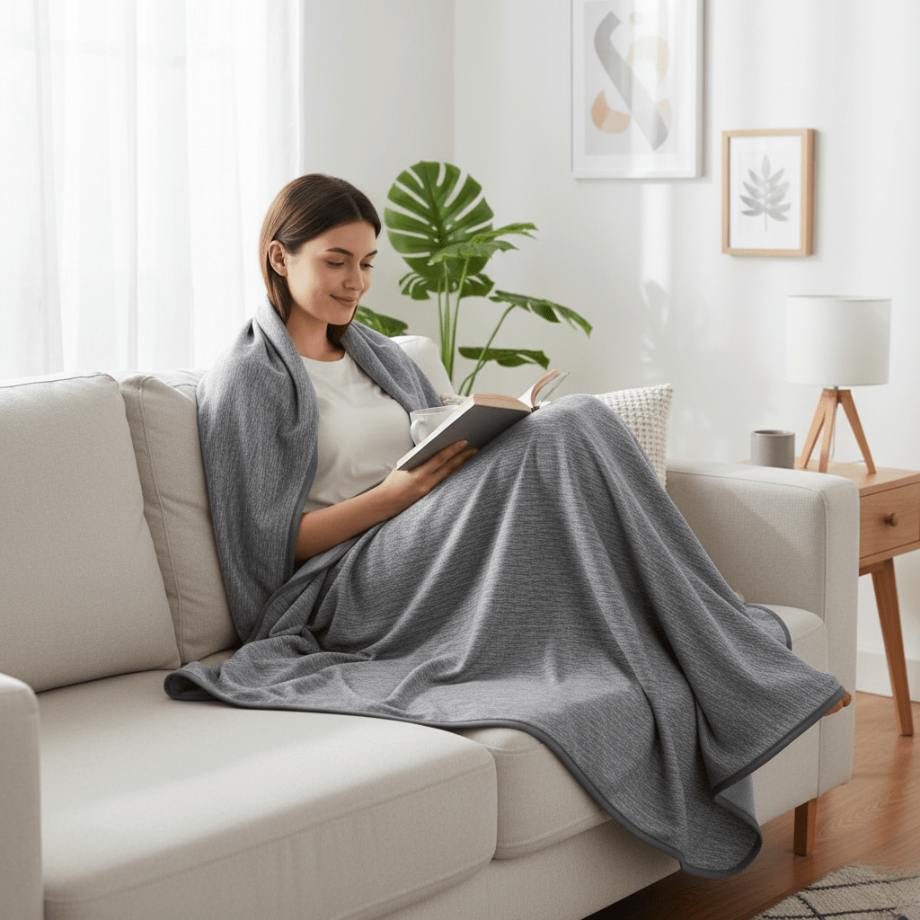 LoungeYard | GLACILUX – Temperature-Regulating Cooling Blanket for Deep Sleep — product view 2