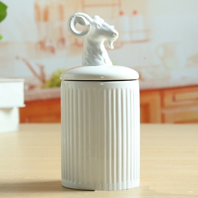 LoungeYard | Creative Ceramic Animal Kitchen Storage Container — product view 4
