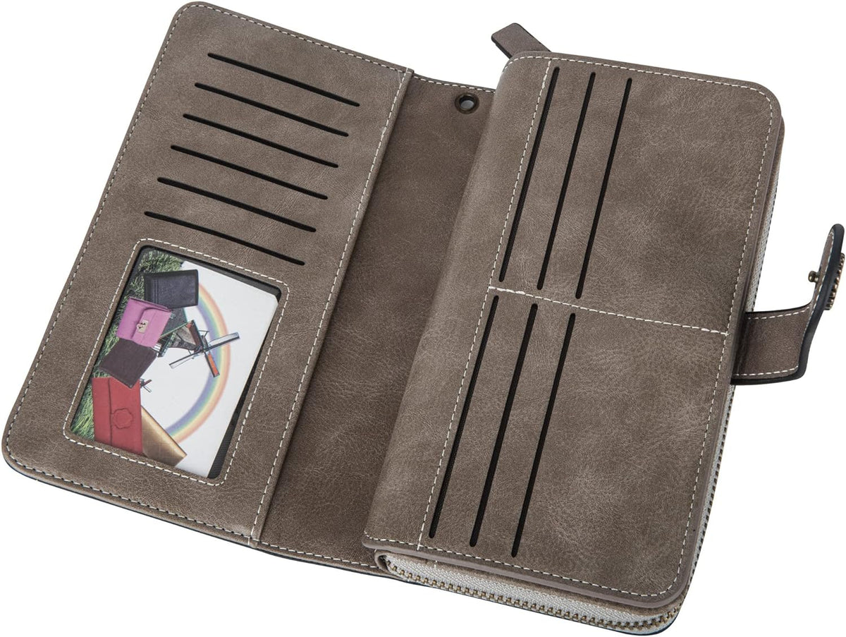 Stylish Leather Wallet with Wristband LoungeYard — product view 5