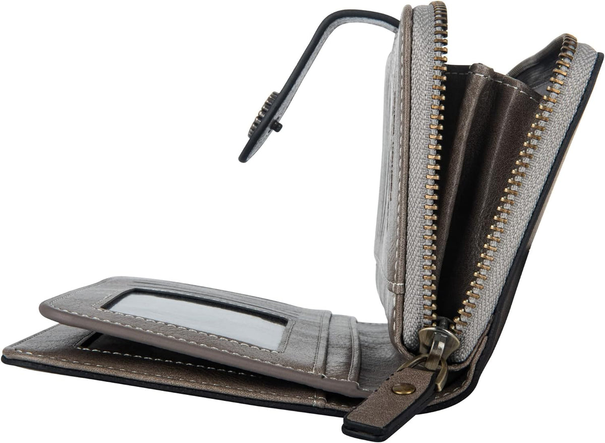 Stylish Leather Wallet with Wristband LoungeYard — product view 6