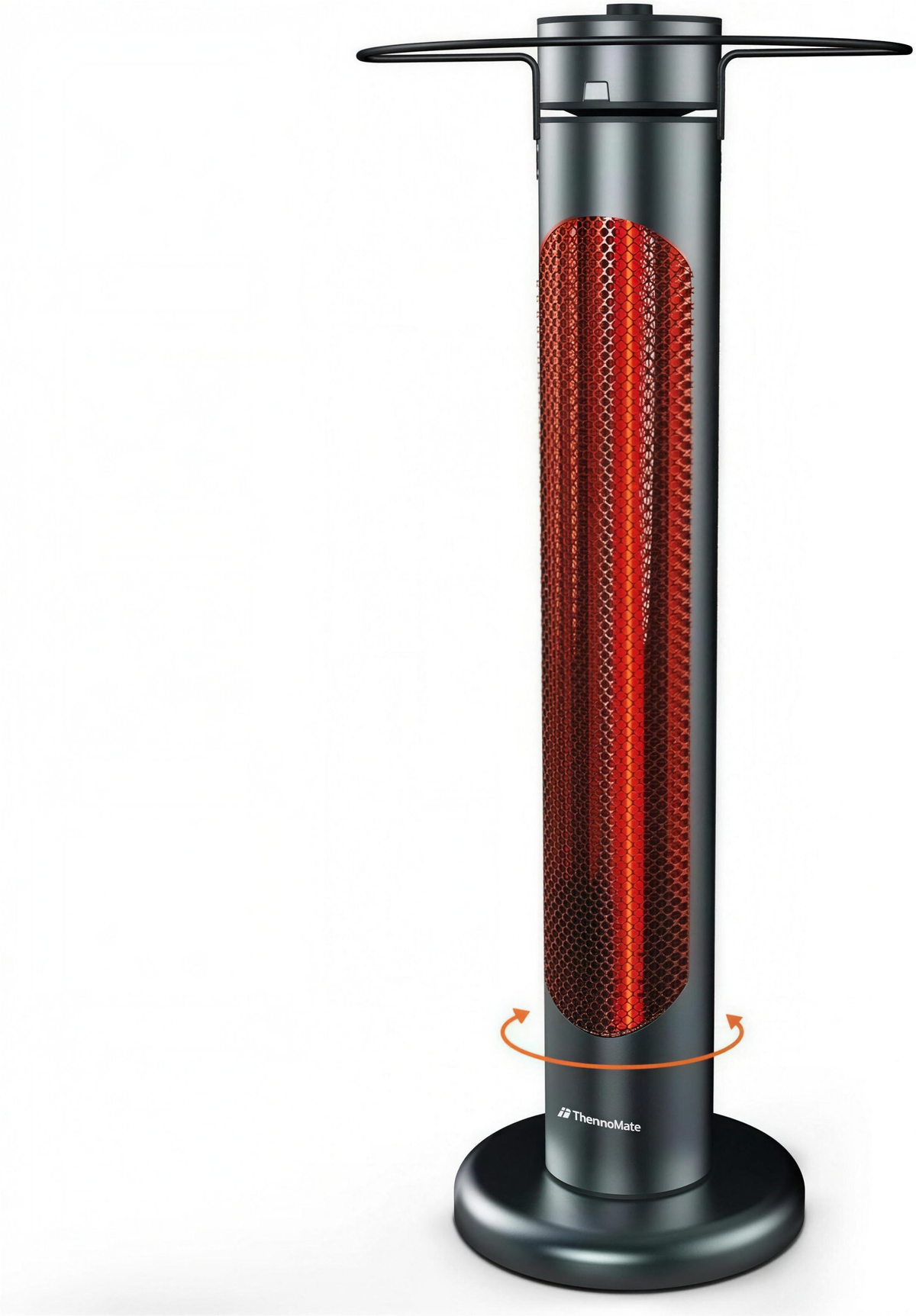 1500W Electric Patio Heater with Oscillation, 8 Heat Levels, 8-Hour Timer & Remote, IP65 Indoor/Outdoor Infrared Heater — product view 2
