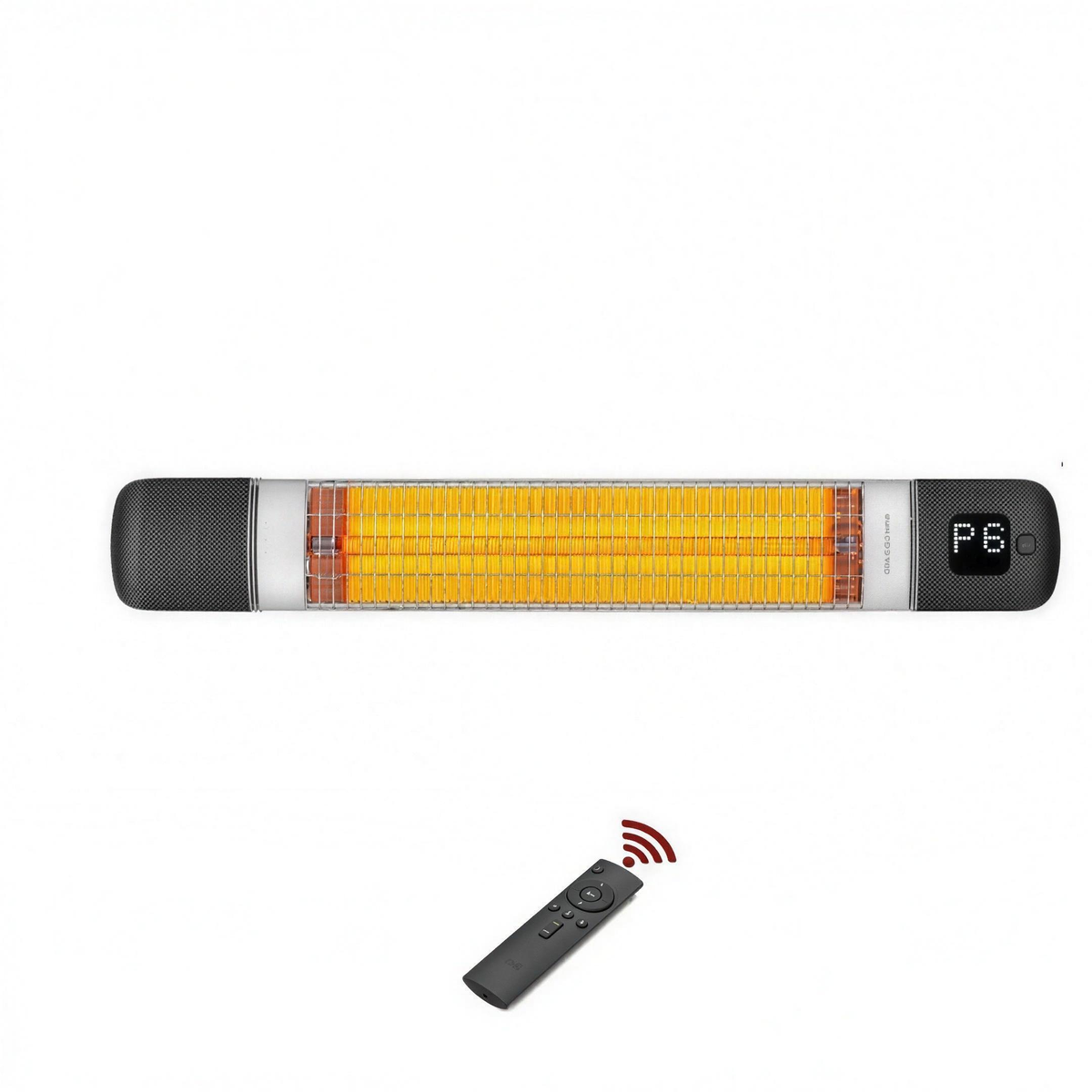 1500W Wall Mounted Infrared Electric Patio Heater, Overheat Protection for Patios, Decks and Covered Porches — product view 1