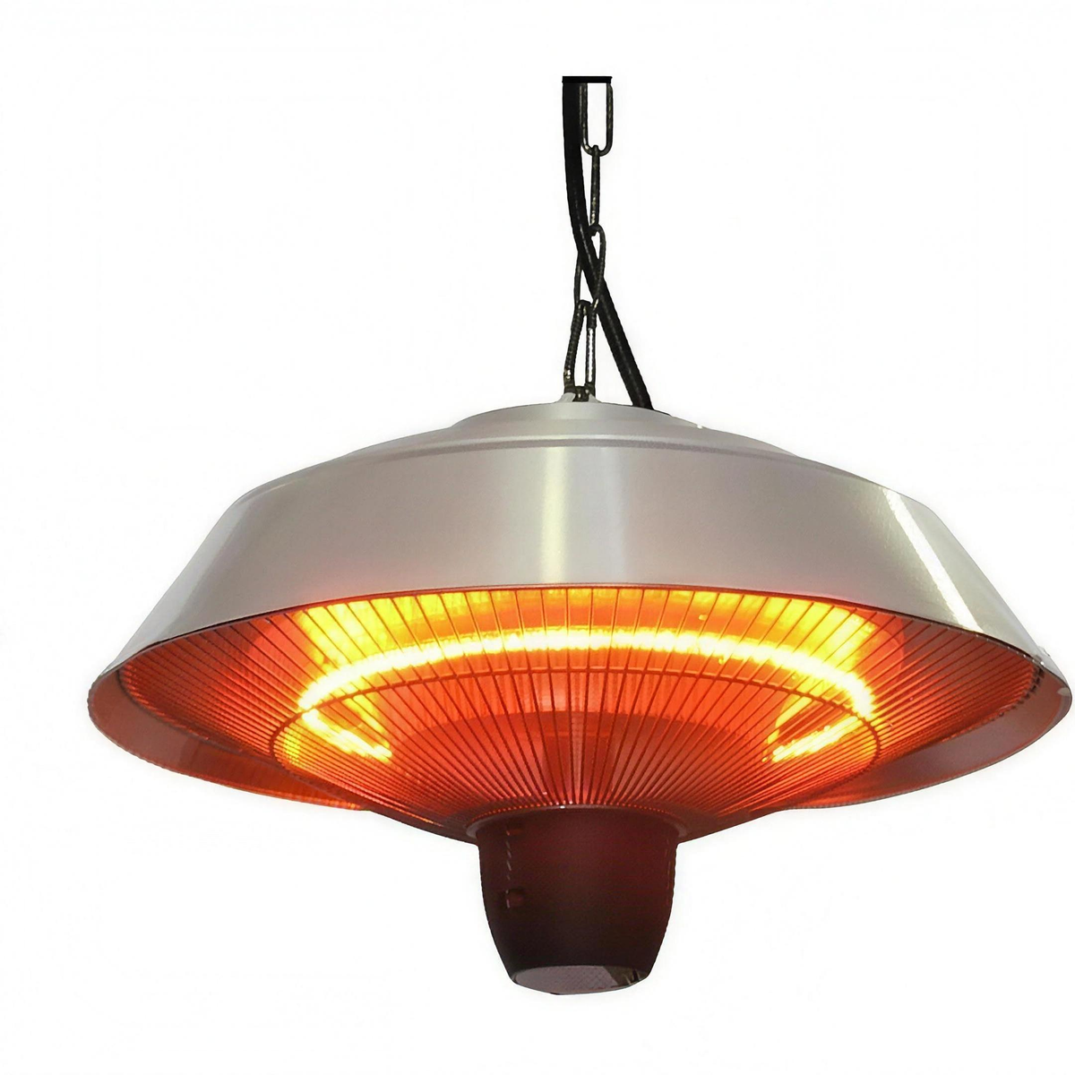 Hanging Infrared Electric Outdoor Heater, White Pendant Patio Heater for Pergola, Gazebo & Covered Deck — product view 1