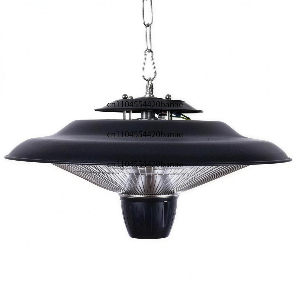 1500W Wall Mounted Electric Patio Heater, Overheat Protection for Patios, Decks and Covered Porches — product view 2
