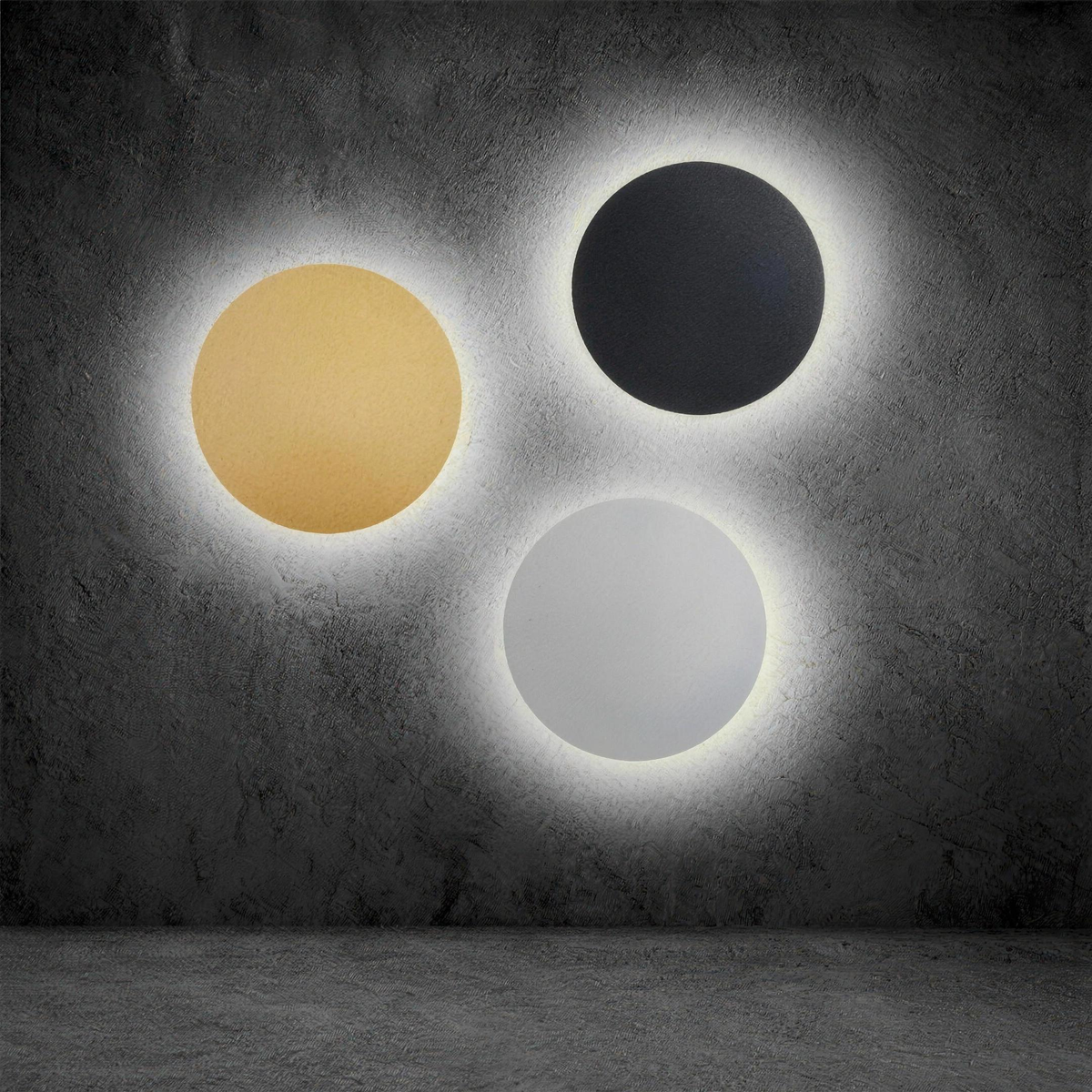 8W/12W/18W LED Indoor Wall Lamp, Modern Round & Square Aluminum Light for Living Room & Bedroom — product view 1