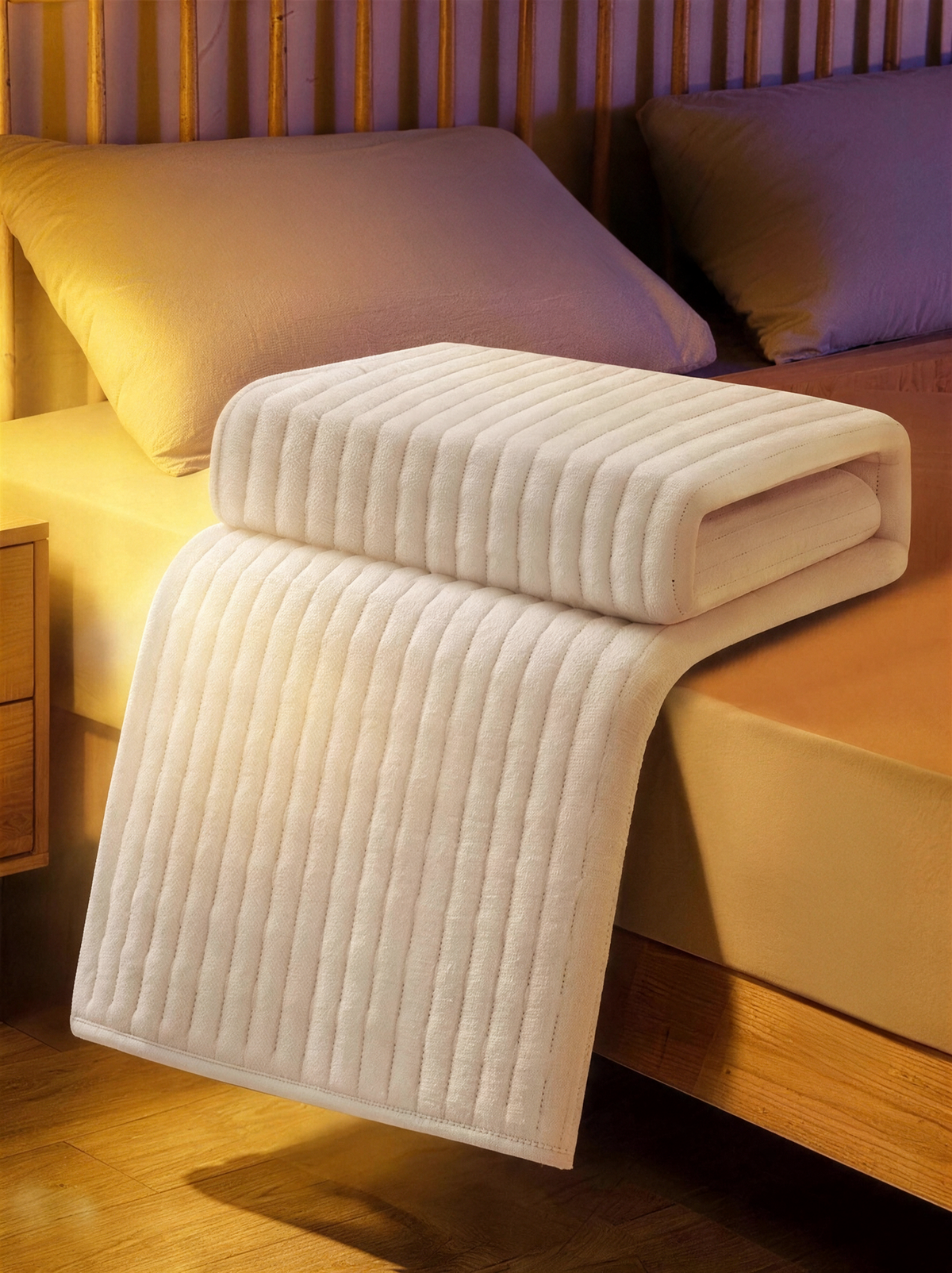 Electric Heated Mattress Pad, Single & Double Sizes with Dual Temperature Control — product view 1