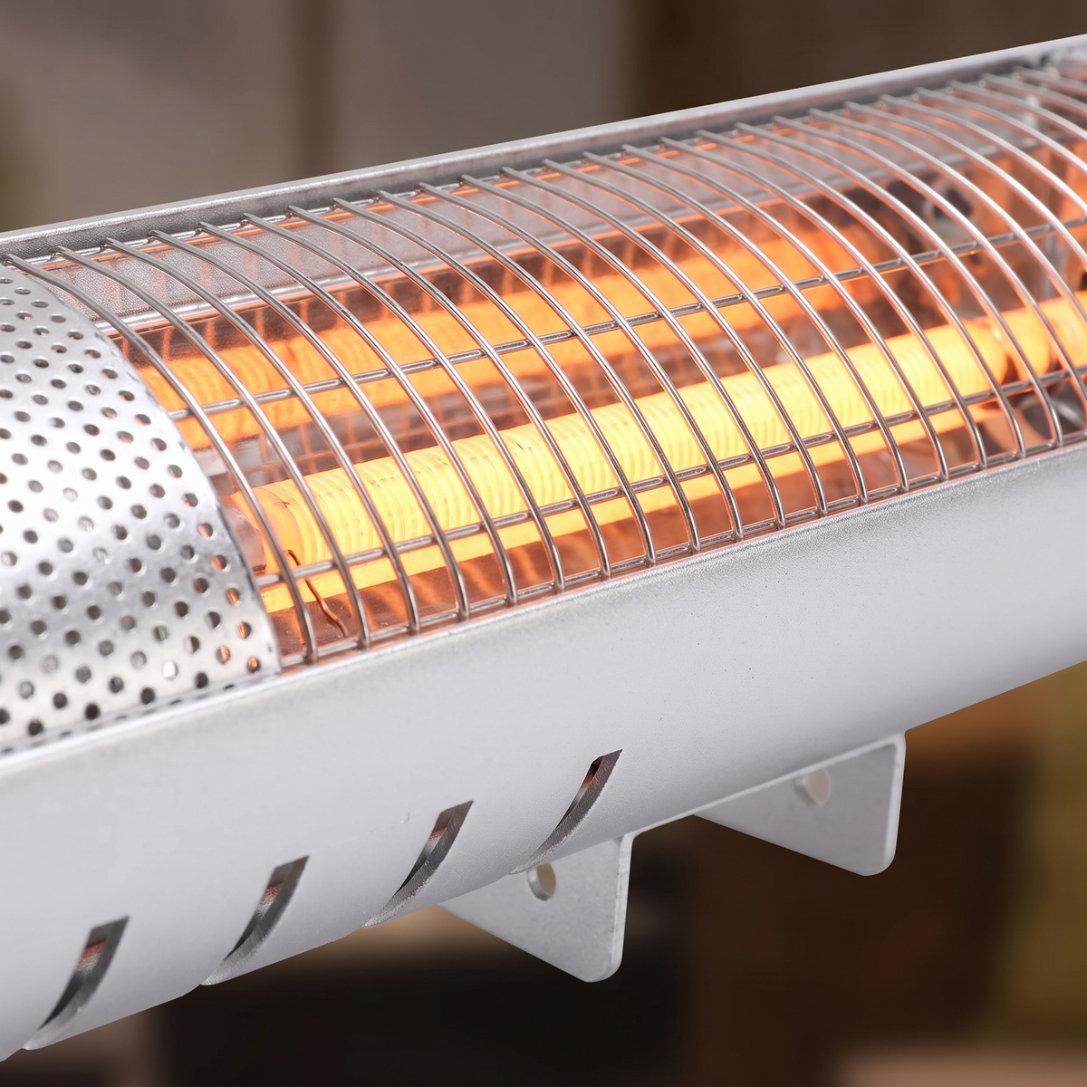 IP65 Waterproof Infrared Patio Heater, Wall-Mounted Indoor Outdoor Electric Heater in Aluminum Alloy — product view 5