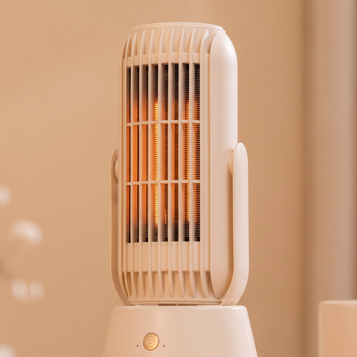 Portable Electric Space Heater, Thermostat, PTC Ceramic Heating, Overheat Protection for Desks, Bedrooms and Home Offices — product view 7