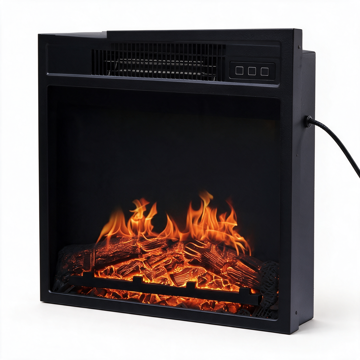 3D Flame Electric Fireplace Core Insert, Simulation Log Flame Firebox for Mantels & Built-Ins — product view 1