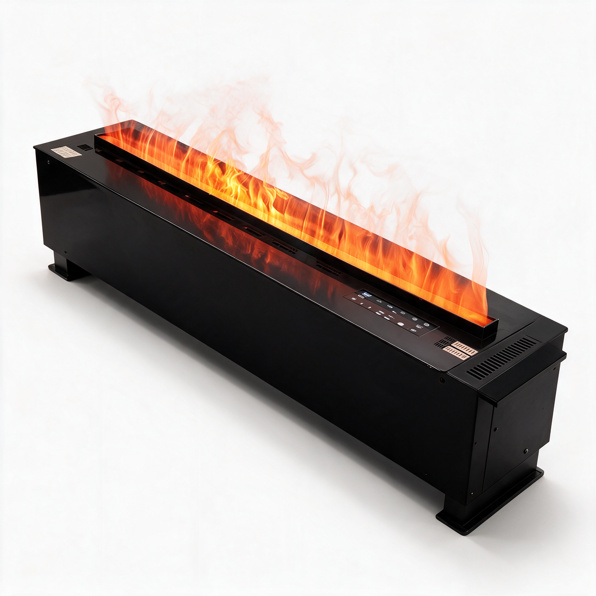 3D Water Vapor Fireplace with Humidifier Function, App-Controlled Steam Flame Electric Fireplace for Living Room & Bedroom — product view 1