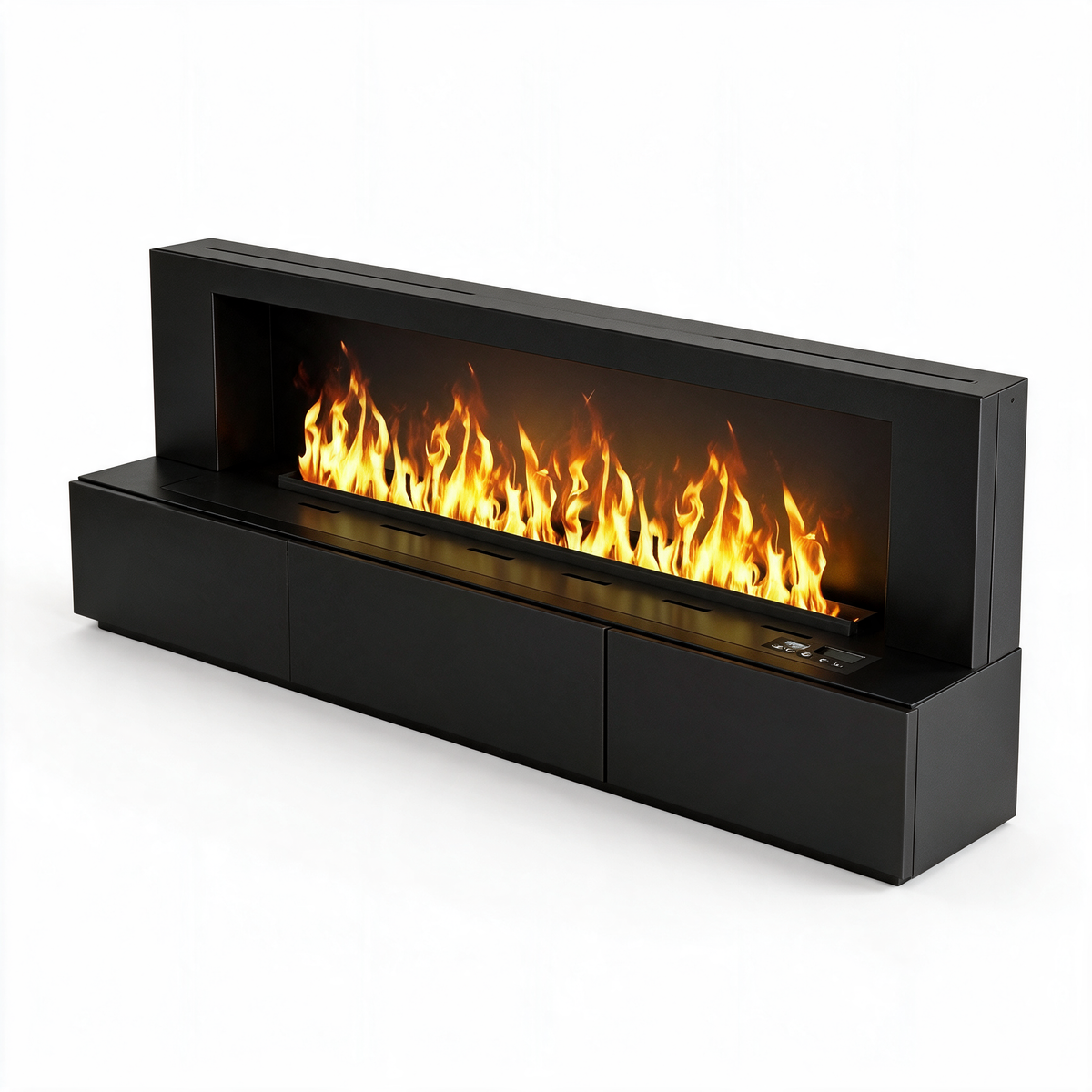 60 Inch Recessed Electric Fireplace Insert, Modern Built-In Firebox with Adjustable LED Flame and Remote Control for Living Rooms — product view 1
