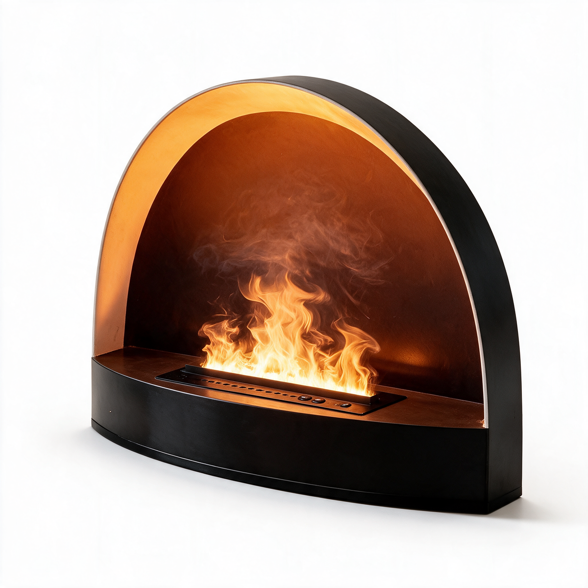 Water Vapor Electric Fireplace Insert with Realistic Logs, 3D Mist Flame Effect & Remote Control for Living Room — product view 1