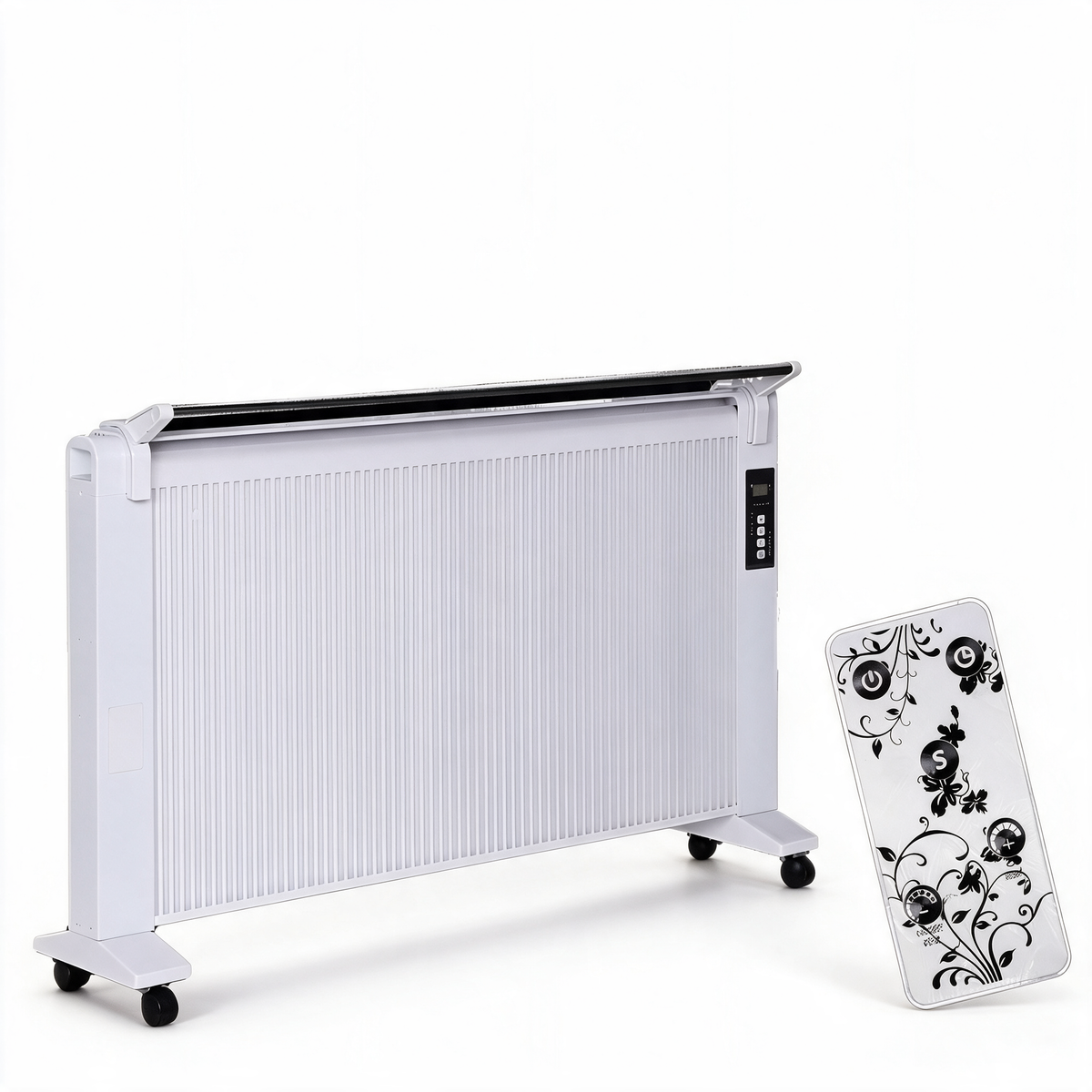 Carbon Fiber Far-Infrared Portable Heater, Energy-Efficient Freestanding Waterproof Heater with Remote — product view 1