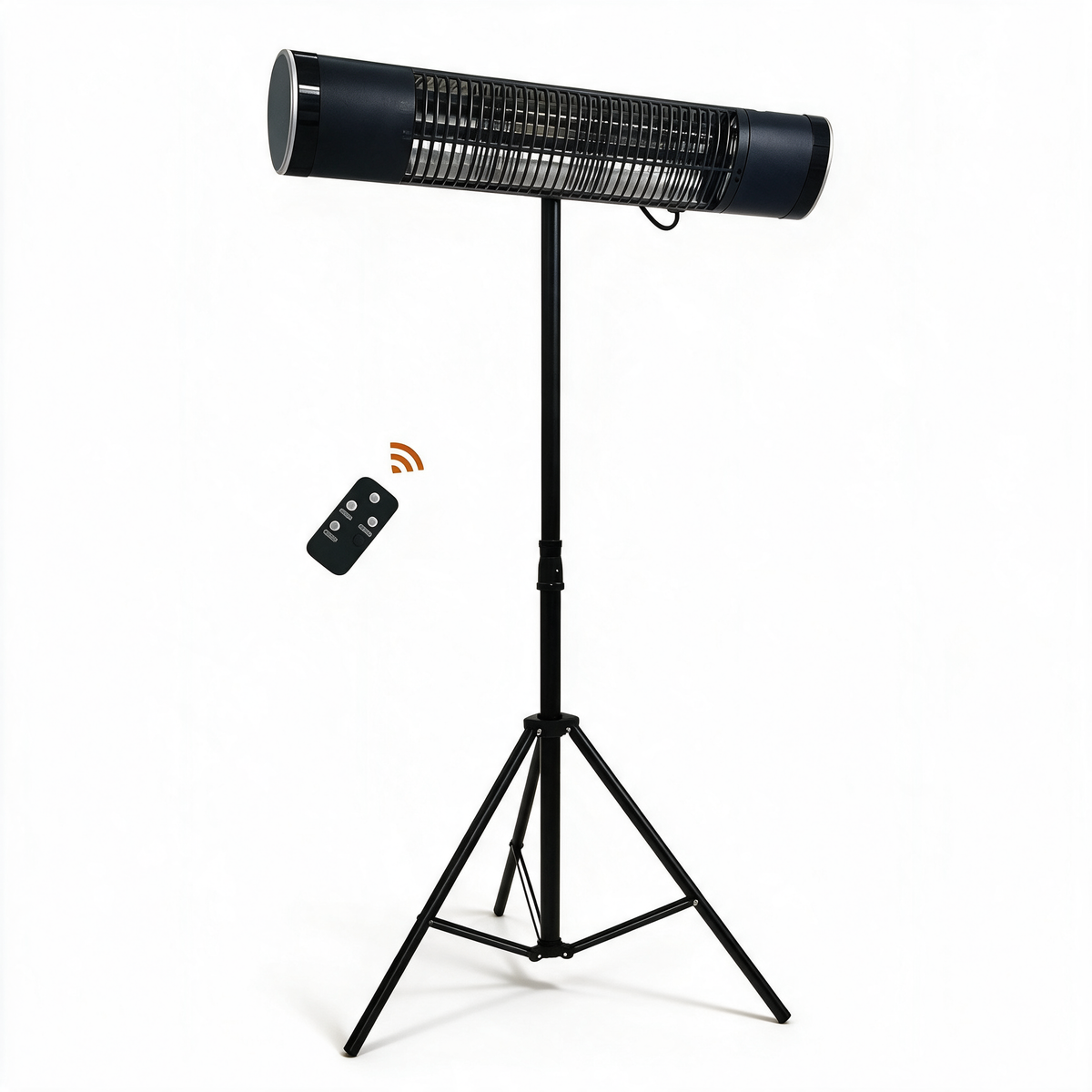 1500Watt Electric Outdoor Free Standing Infrared Patio Heater with Remote Control — product view 1