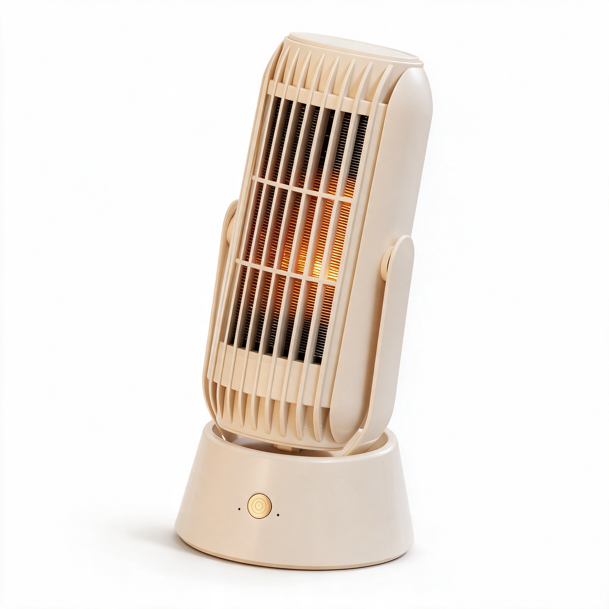 Portable Electric Space Heater, Thermostat, PTC Ceramic Heating, Overheat Protection for Desks, Bedrooms and Home Offices — product view 1