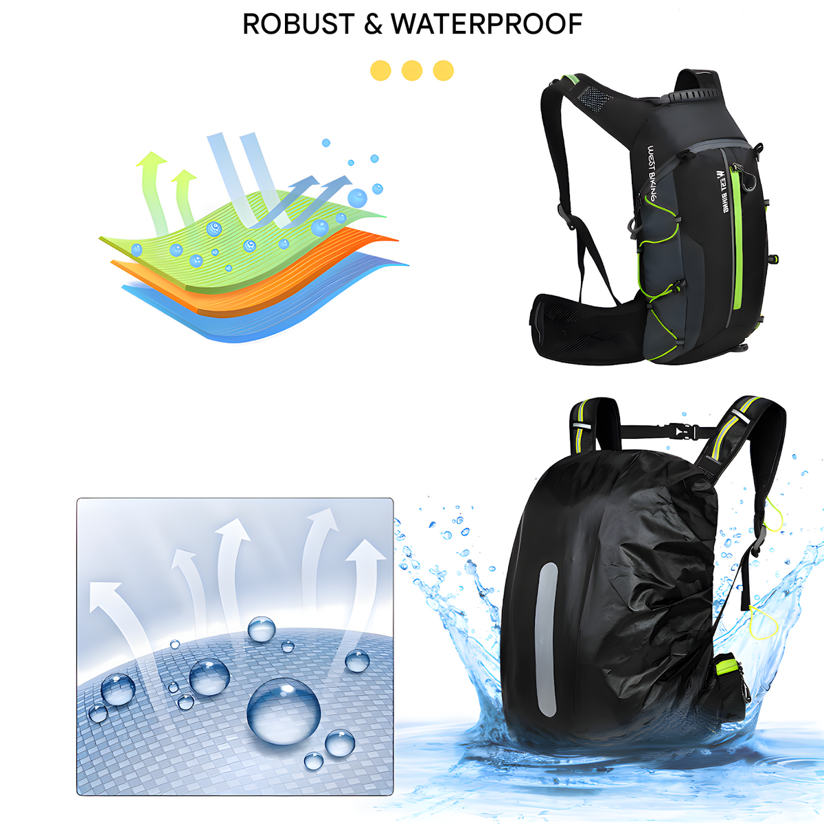 LoungeYard | HydroRide Multifunctional Hydration Backpack — product view 5