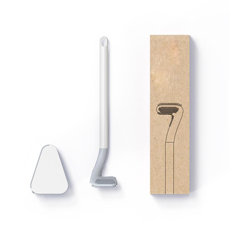 LoungeYard | Longer Grip Flexible Silicone Golf Toilet Brush — product view 4