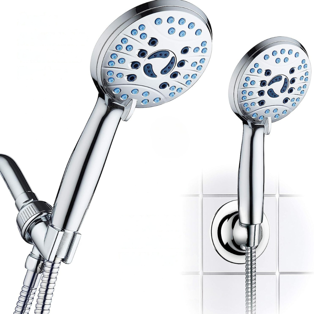 LoungeYard | Shower Head Adjustable High Pressure Chrome Set — product view 4