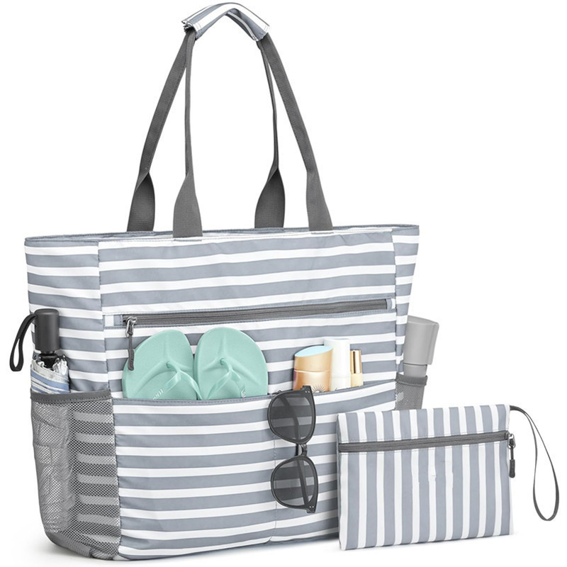 LoungeYard | Beach Bag Waterproof Large Foldable Tote — product view 3