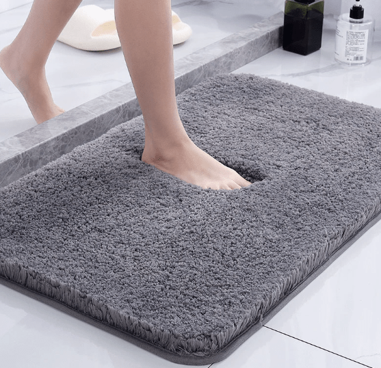 LoungeYard | Extra thick microfiber bath mat with anti-slip bottom — product view 4