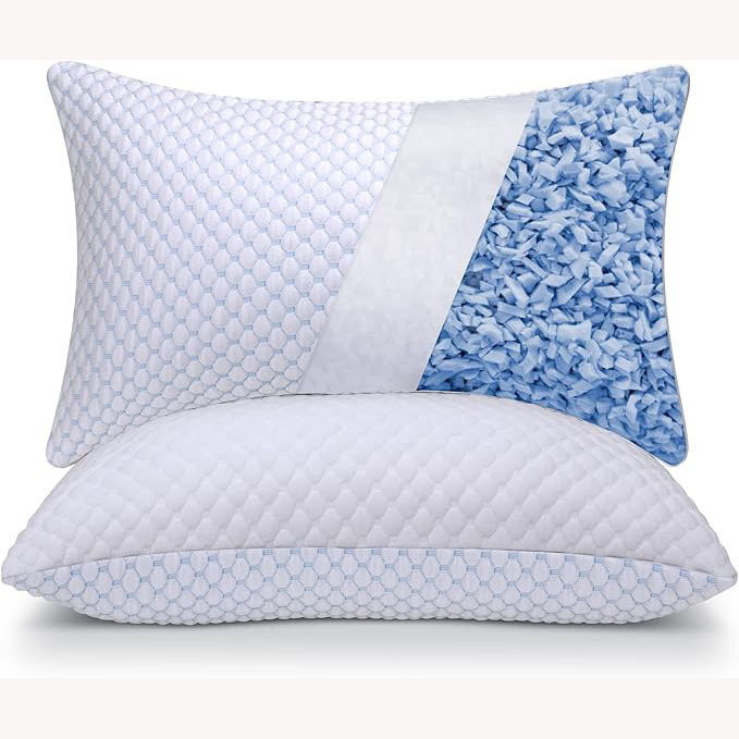 DreamNest Cushion - Luxe Adjustable Memory Foam Pillow LoungeYard — product view 1