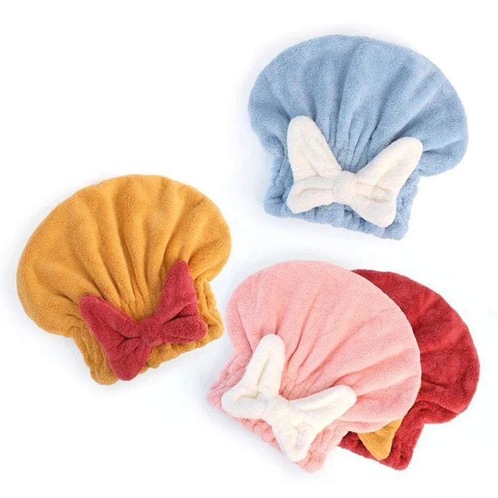 LoungeYard | QuickDry Microfiber Hair Towel Cap — product view 1